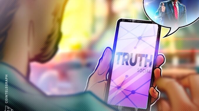 Trump Media Links Truth Social Gems to Crypto.com’s Cronos