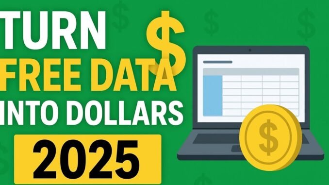 Turn Free Data into Dollars: Web Scraping + AI for Beginners