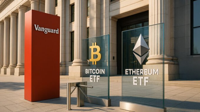 Vanguard rethinks crypto ETFs amid regulatory and market shifts