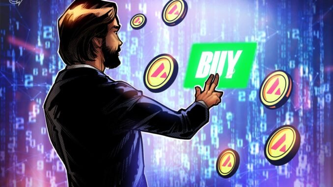 WLFI Advisor Bets $2.2M AVAX, 10x Leverage After $550M Avalanche Treasury