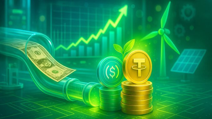 Where did all the boring dollars go? How synthetics are turning stablecoins into green, lean, yield machines