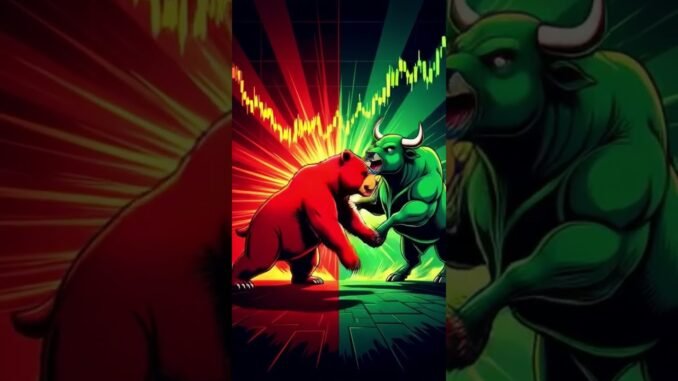 Who wins? #ai #bear #bull #grok #animation #funny #grok #subscribe #sub