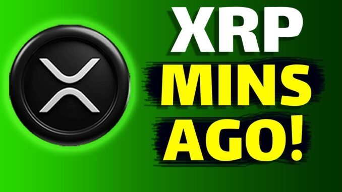 XRP NEWS ALERT 🚨 Just Minutes Ago!