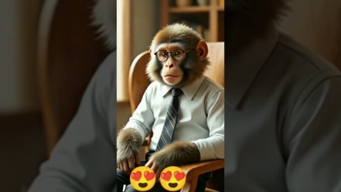 ai Pawan इस बंदर लड़ाई कैसे हो गई आगे वीडियो में देखें#trending #funny #viral #aicomputervision #ai