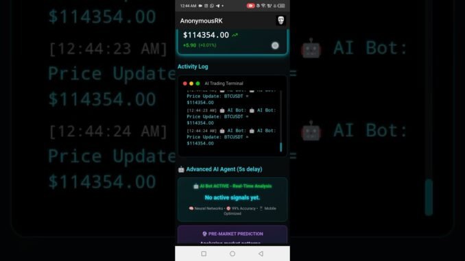 crypto future trading signal AI Bot #tradingbot