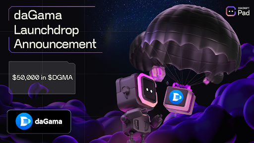 Launchdrop offers 909,090 $DGMA tokens at $0.055, raising $50,000 on ChainGPT Pad.