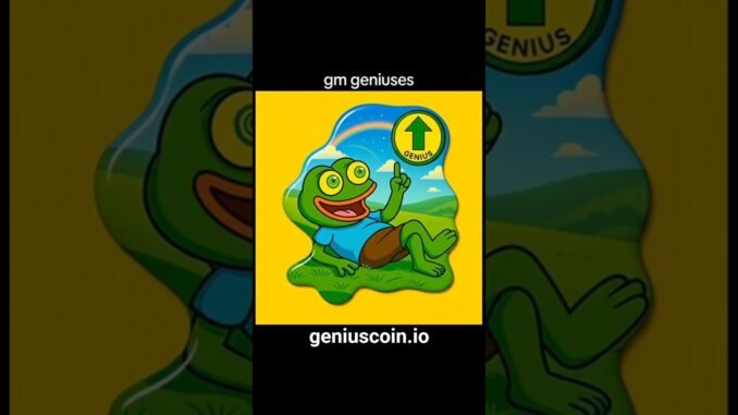 geniuscoin.io #shorts #meme #bitcoin #solana #ethereum #genius #pumpfun
