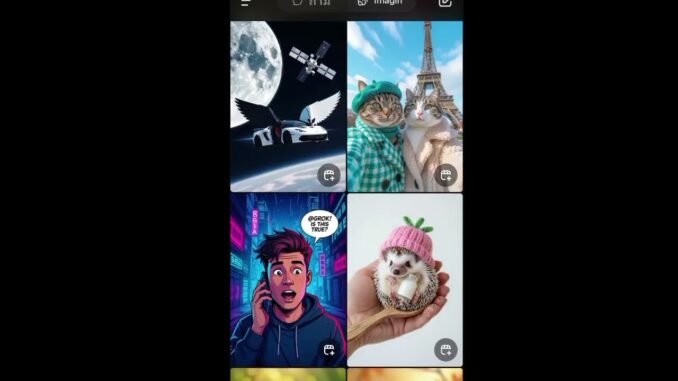 วิธีสร้างภาพai จากGrokมมีภสพสวยๆเป็นพันแปลงเป็นวีดีโอได้