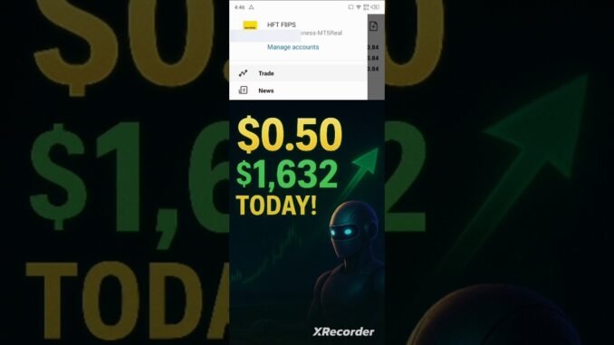 💰 $0.50 to $1,637 TODAY! The Power of AI Trading Bots in Forex & Crypto 🚀