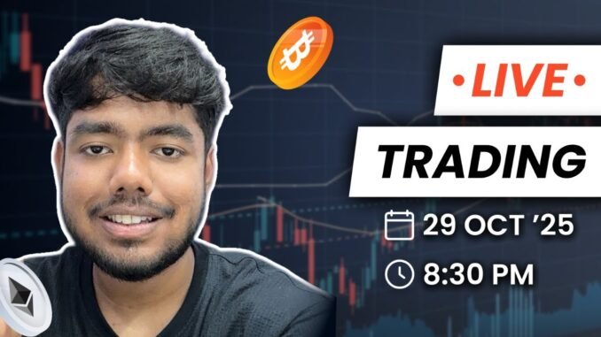 Crypto AI Live Trading | Crypto Futures | Bitcoin Scalping Today | 29 Oct | CoinDCX #crypto #bitcoin