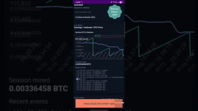 $2500 Withdraw Cloud mining and AI powered ScareCrow Bitcoin Miner is the best mining tool you need