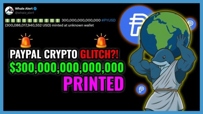 $300 TRILLION Of Crypto Was Just Accidently Printed | WHALE ALERT