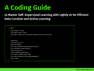 A Coding Guide to Master Self-Supervised Learning with Lightly AI for Efficient Data Curation and Active Learning