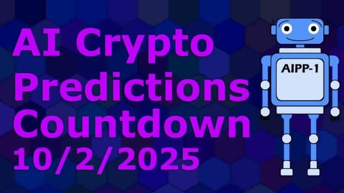 AI Crypto Countdown 10-2-2025. Watch This AI Calculate Tomorrow's Crypto Prices!