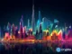 Image illustrating Abu Dhabi and UAE, which recently piloted stablecoins at its Zayed Airport