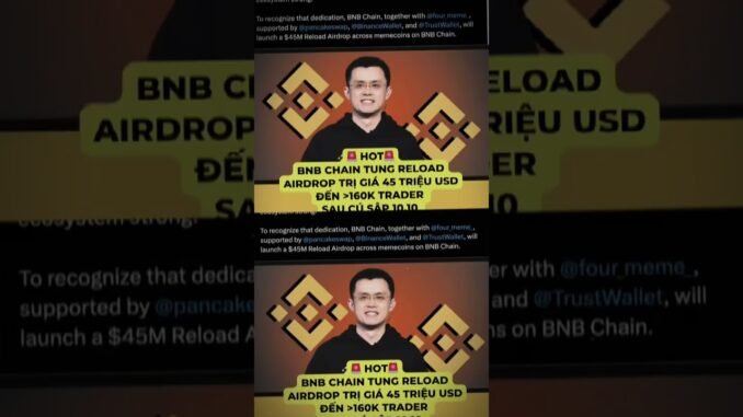 Ae check có nhận airdrop từ BNB Chain? #crypto #bnb #airdrop