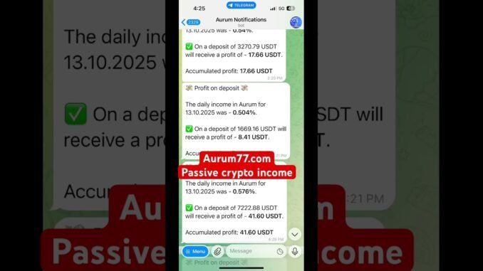 Aurum AI trading bot passive crypto income Up 17% a month bitnest text coin cryptex Aurum77.com