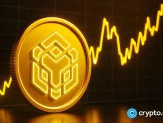 BNB price extends gains to a new ATH amid crypto bounce