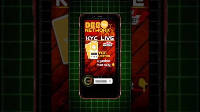Bee Network | Bee Network latest update |  bee network kyc 2025 #Tecnicalfact #shorts #ytshorts