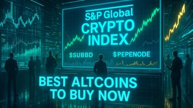 S&P Global’s New Crypto Index Sparks Investor Interest — Here Are the Best Altcoins to Buy Now