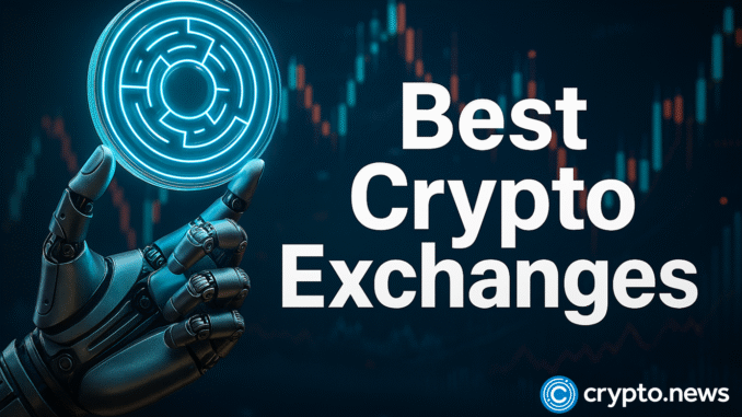 Best crypto exchanges and apps for October 2025 banner image for best crpto exchanges piece