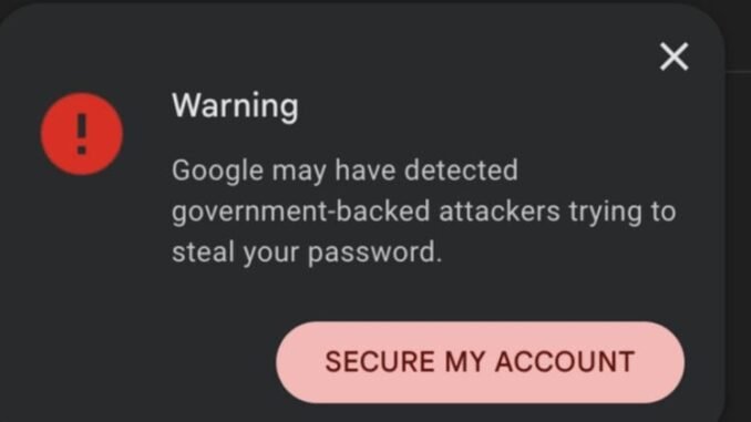 Binance founder CZ receives alert from Google about possible government-backed attacks