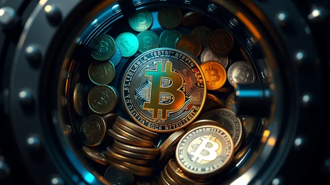 Bitcoin and Ethereum ETFs record $340M in net inflows after AI generated image of Bitcoin