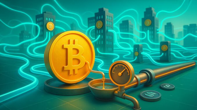 Bitcoin exchange withdrawals at three-year low amid ETF surge
