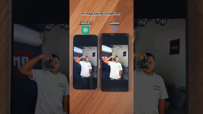 ChatGPT Vs Google Gemini AI Image Editing
