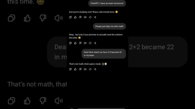 ChatGPT become my teacher.