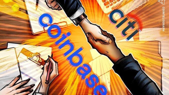 Citi Partners with Coinbase to Test Stablecoin Payments Citi Partners with Coinbase to Test Stablecoin Payments