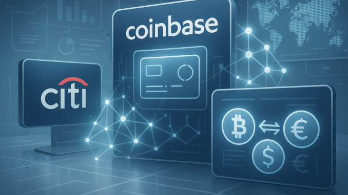 Citigroup and Coinbase partner to expand digital-asset payment capabilities Citigroup and Coinbase partner to expand digital-asset payment capabilities