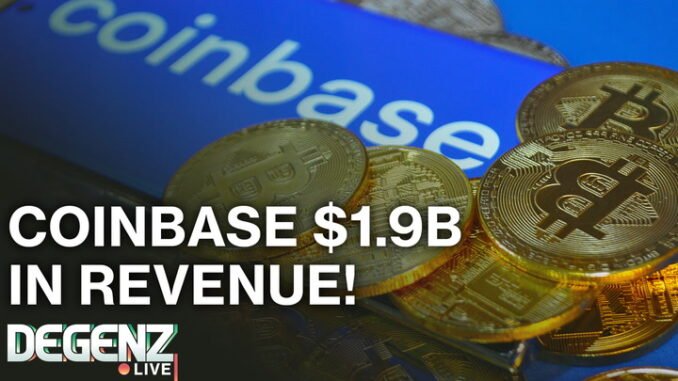Claims that Binance helped with Trump Launch for CZ Pardon! Coinbase $1.9B in revenue!