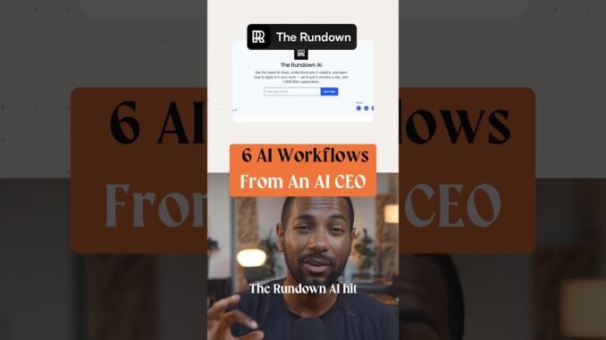Comment “workflow” to get my guide on building your 1st AI workflow #ai #chatgpt #automation