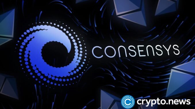 Metals developer Consensys logo amid IPO