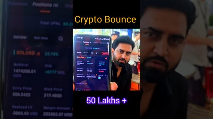 Crypto 50 Lakhs + I solana Trade