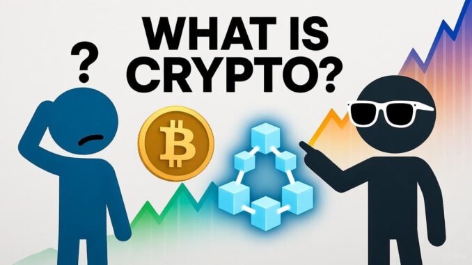 Crypto explanation for beginners.