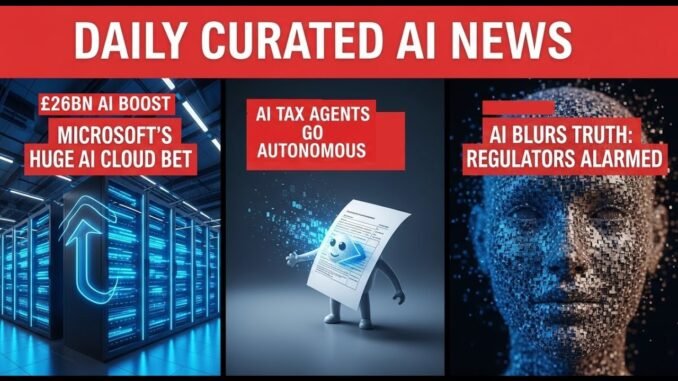 Daily AI News: £26B Microsoft Micro-Cloud SHOCK, Avalara Autonomous AI & Truth Crisis AICI 03/10/25
