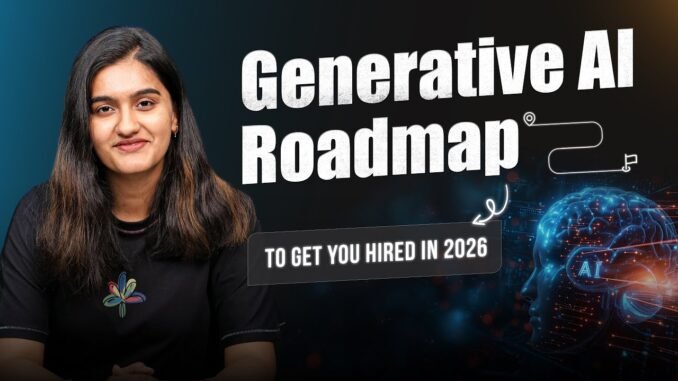 🔥 Generative AI Roadmap for Beginners | Learn Generative AI From Scratch [2026] | Intellipaat