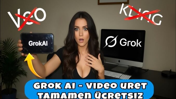 Grok AI | En İyisi | ÜCRETSİZ Yapay Zeka Video Üretimi #grokai #aivideo #ücretsizyapayzekavideo