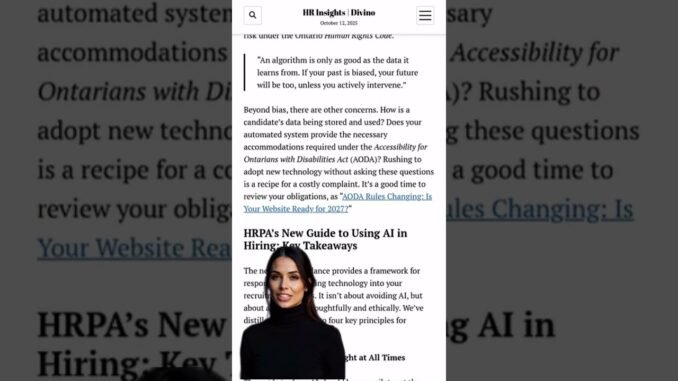 HRPA’s New AI Hiring Guide: What HR Needs to Know