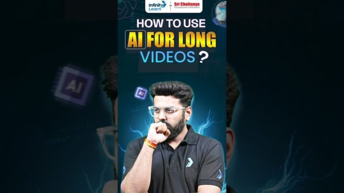 How to Use AI for Long Videos | Easy Guide for Students #education  #shorts