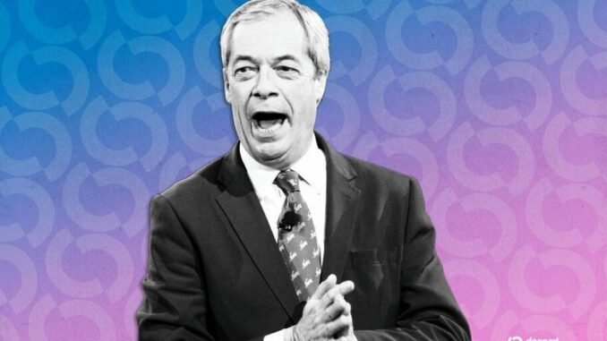 'I Am Your Champion': Nigel Farage Makes Case for UK Crypto Reform