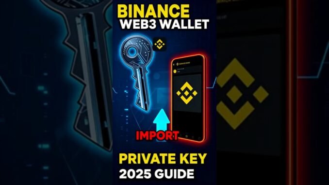 Import Binance Web3 Wallet Using Private Key in Seconds 🚀