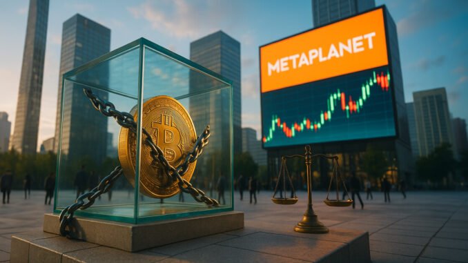 Is Metaplanet proving crypto treasuries are momentum trades? Is Metaplanet proving crypto treasuries are momentum trades?