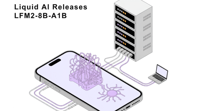 Liquid AI Releases LFM2-8B-A1B: An On-Device Mixture-of-Experts with 8.3B Params Liquid AI Releases LFM2-8B-A1B: An On-Device Mixture-of-Experts with 8.3B Params and a 1.5B Active Params per Token