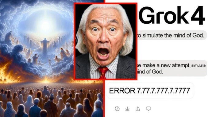 Michio Kaku's Terrifying Warning Elon's Grok AI Just Made a Godlike Discovery