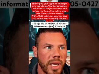 Move your Crypto to Web3 Security, Exchanges and Cold Wallets aren't safe #xrp #crypto #btc #llc