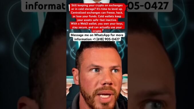 Move your Crypto to Web3 Security, Exchanges and Cold Wallets aren't safe #xrp #crypto #btc #llc