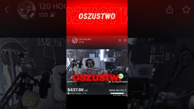 NOWY KRÓL KRYPTO SCAM! 🤯 120 hours i RUG PULL live#kryptowaluty